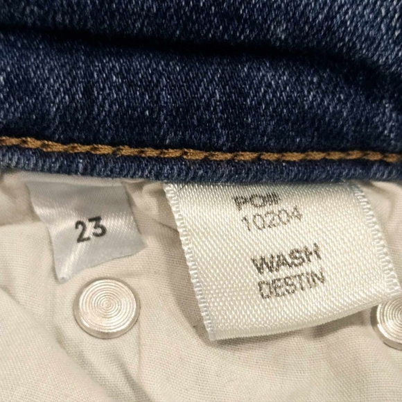 Reformation Harper high rise raw hem Destin wash skinny jeans size 23 - Picture 11 of 11